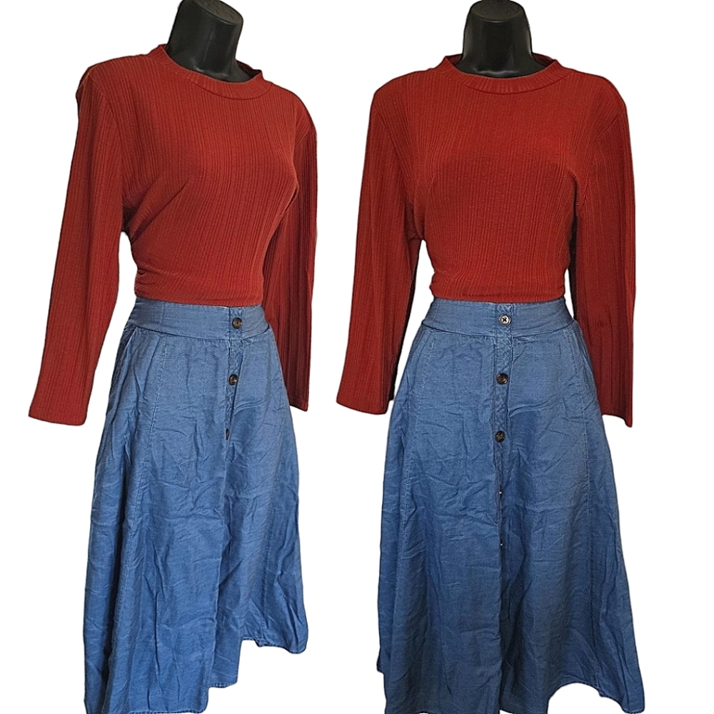 ❤️J. Crew Women's Red Ribbed Top☆